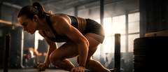 Trainer and athlete discussing a performance plan